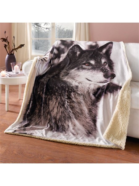 Плед Elway волк