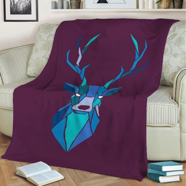 Плед с абстрактным рисунком