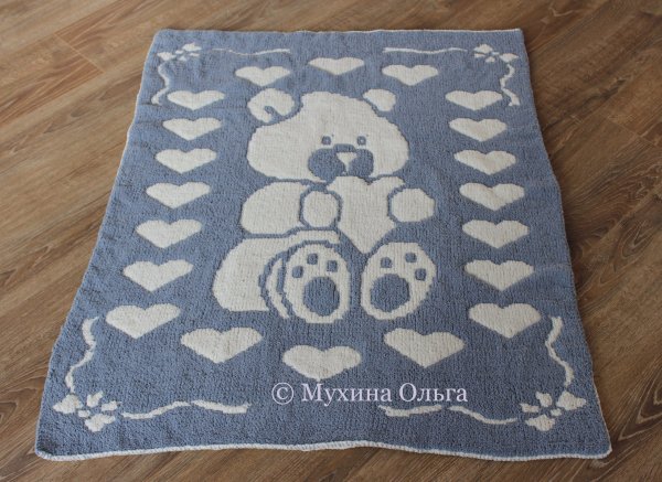 Плед из Ализе Софти