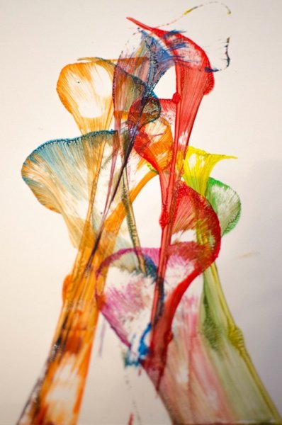 Рисование нитками