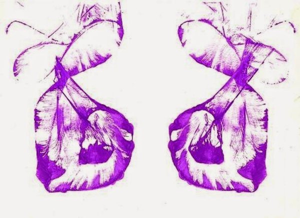 Рисование нитью цветы