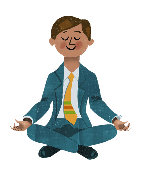 Работник на прозрачном фоне