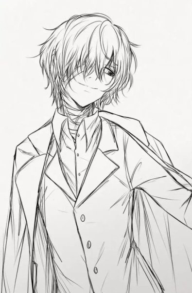 Осаму Дадзай Наброски