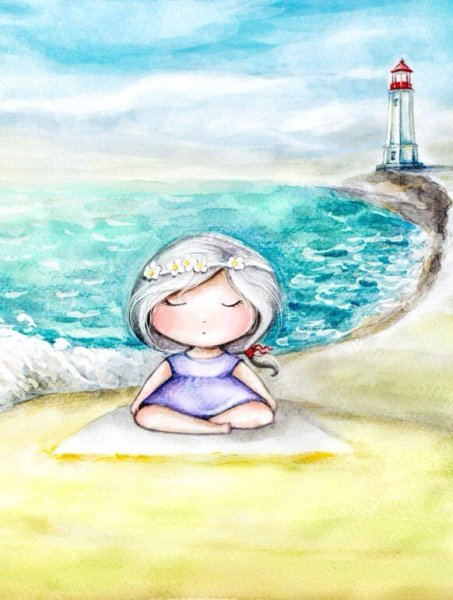 Спокойствие иллюстрация