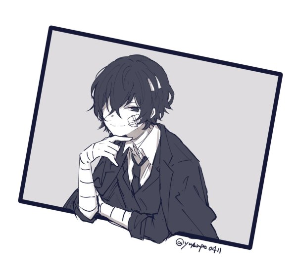 Дадзай Осаму тёмный арт