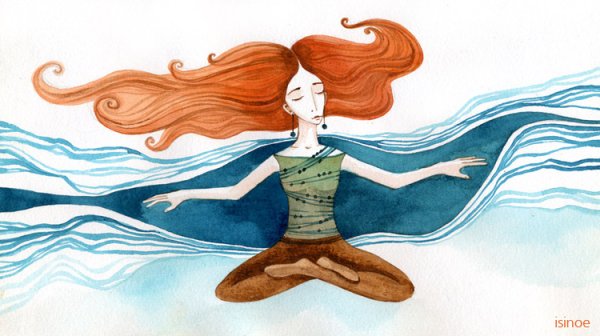 Спокойствие иллюстрация