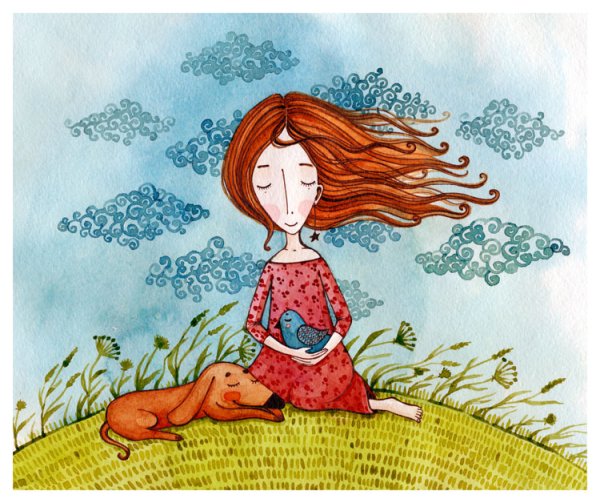 Спокойствие иллюстрация