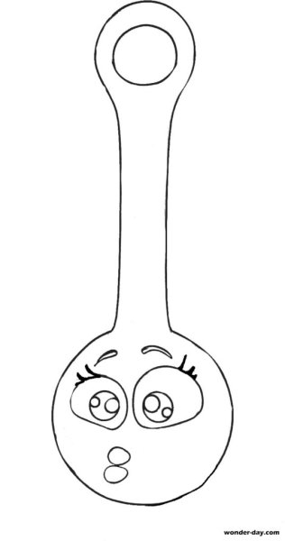 Раскраска скрепыши 3