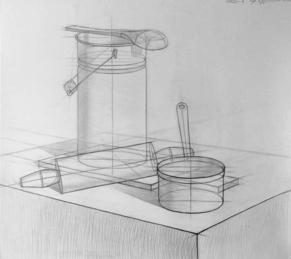 Линейно конструктивное построение предметов