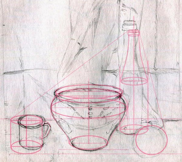 Конструктивное построение предметов