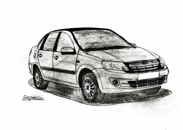 Раскраска Лада Гранта 2190