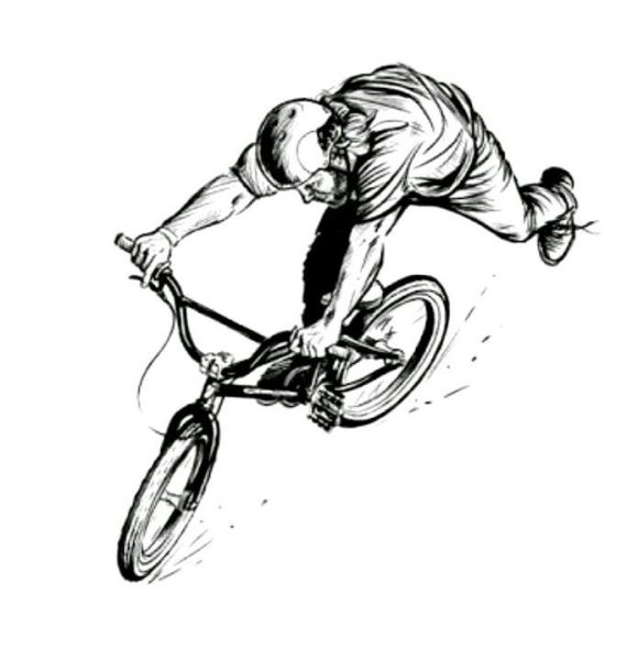 BMX рисунок