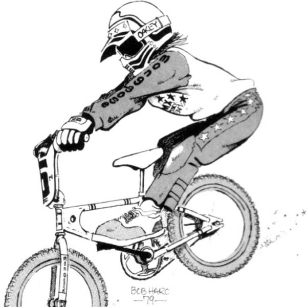 Раскраска BMX