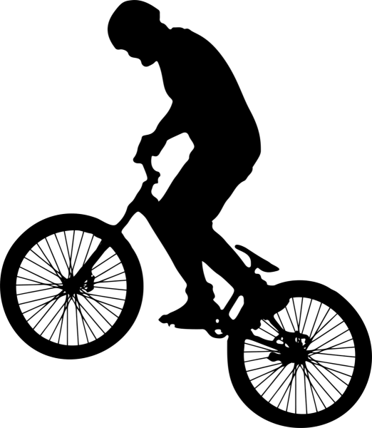 Вектор бмх велосипедист BMX