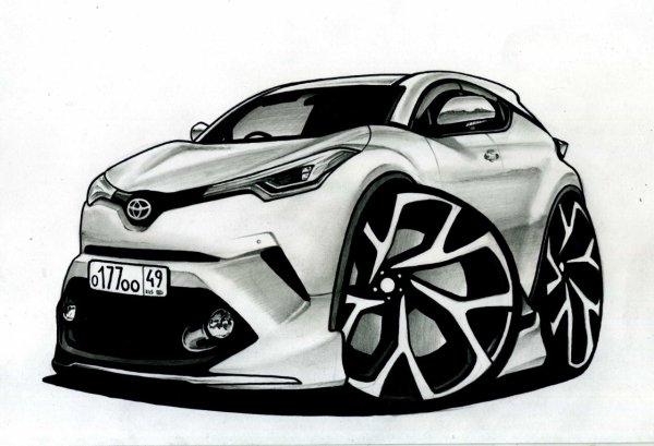 Шарж Тойота