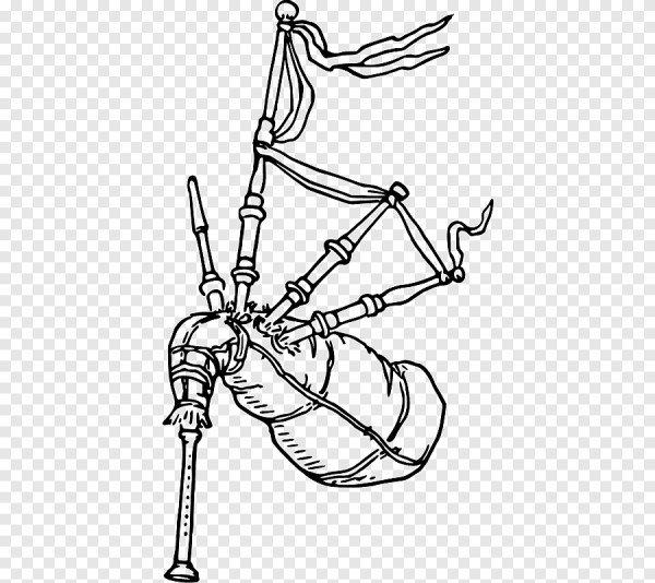 Волынка раскраска