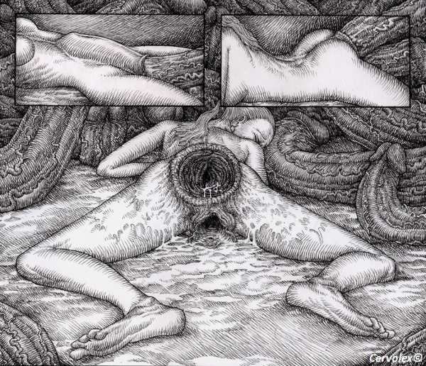 Рисунки фистинга головой