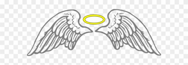 Крылья и нимб ангела