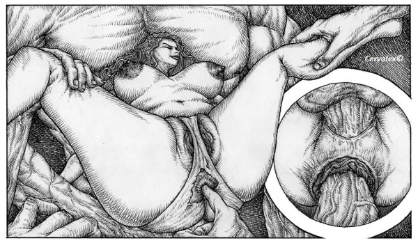 Анальный фистинг рисунки