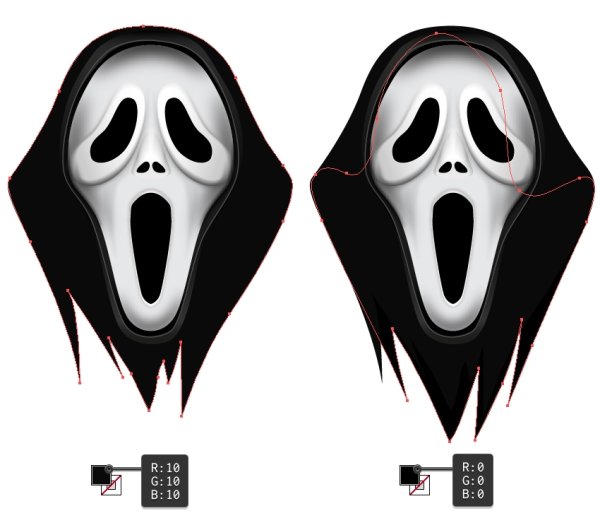 Маска крик вектор