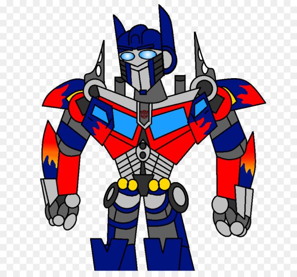 Рисование робота Оптимус