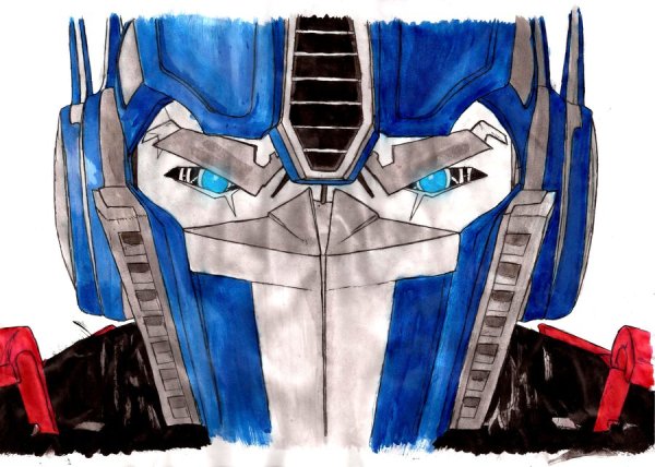 Оптимус Прайм трансформеры Прайм глаз