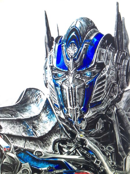 Оптимус Прайм рыцарь Теменоса арт