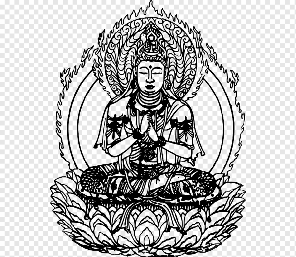 Будда Шакьямуни рисунок
