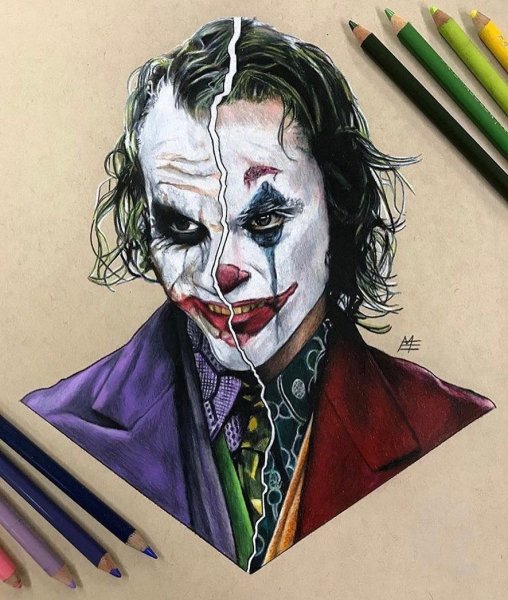 Хоакин Феникс Джокер Леджер Джокер