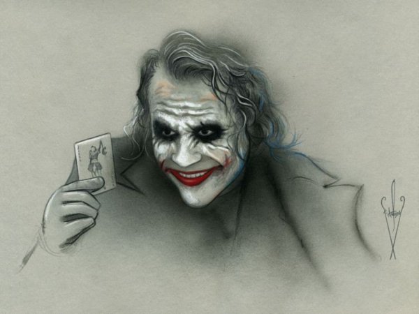 Джокер Леджер мультяшный