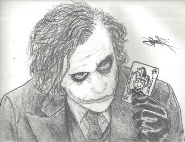 Джокер рисунок