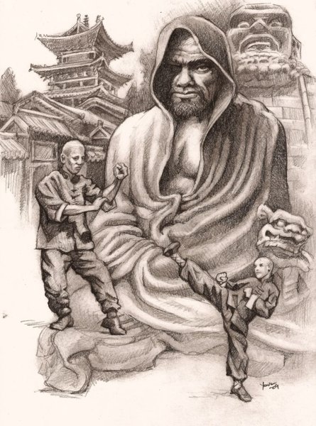 Монах мультяшный