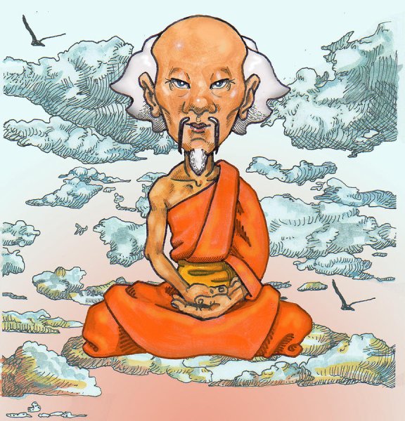 Монах Шаолиня арт