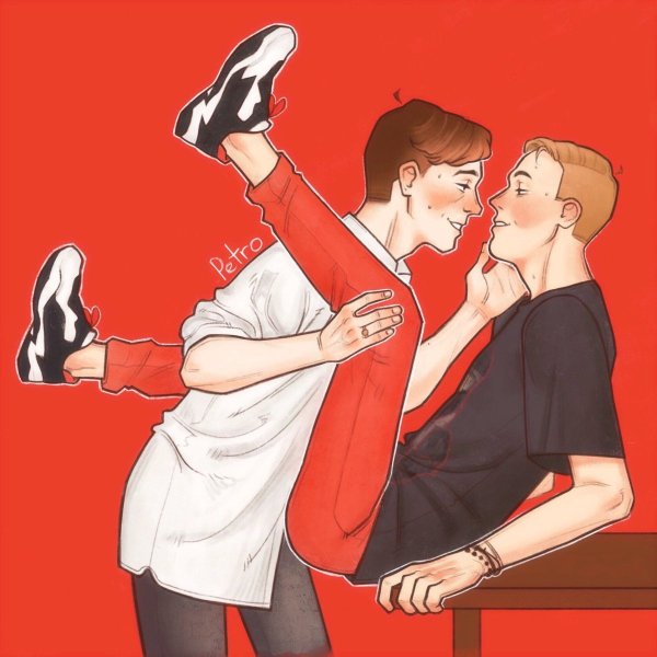 Антон Шастун и Арсений Попов арт