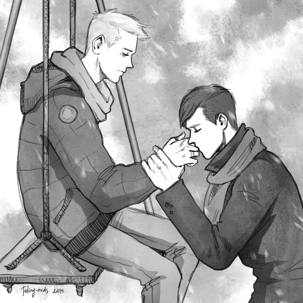 Антон Шастун и Арсений Попов арт