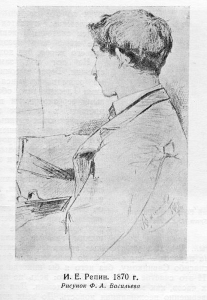 Репин Наброски Рубинштейна