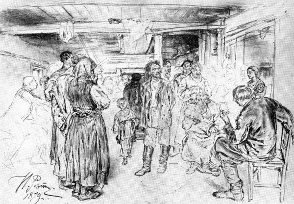 Графика Репина Ильи Репина