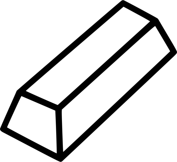 Слиток золота иконка