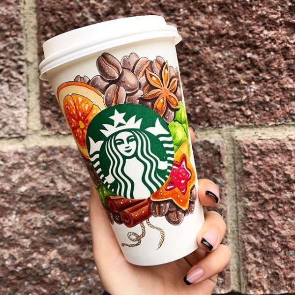 Стаканчик кофе Старбакс