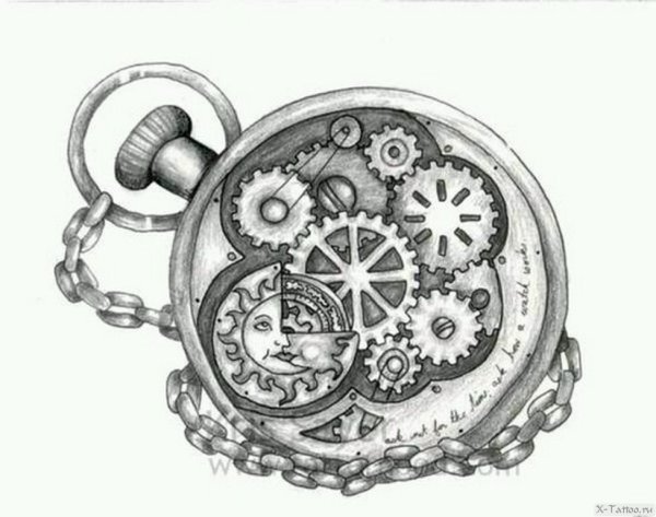 Узоры в стиле стимпанк