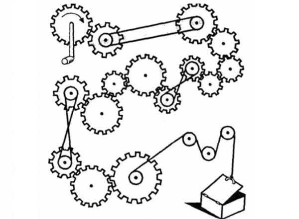 Головоломка шестерёнка