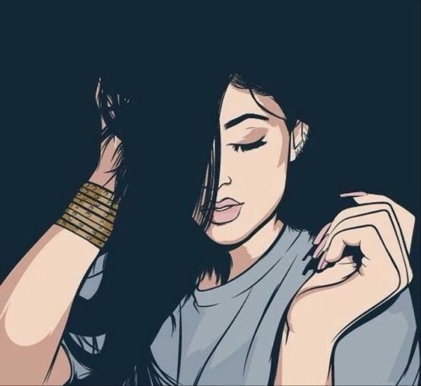 Кайли Дженнер арт