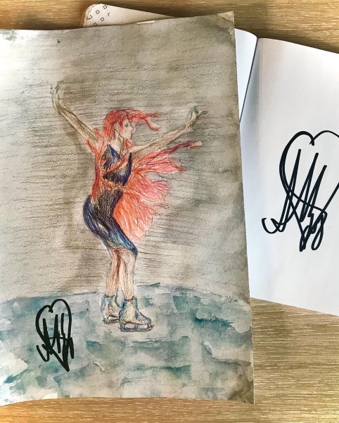 Саша Трусова рисунок