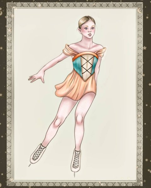 Александра Трусова арт