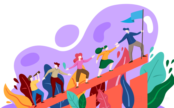 Коллектив иллюстрация