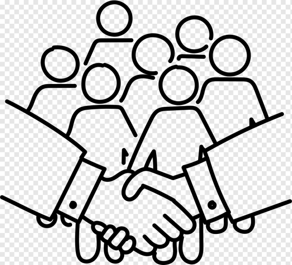 Сотрудничество Векторная иллюстрация