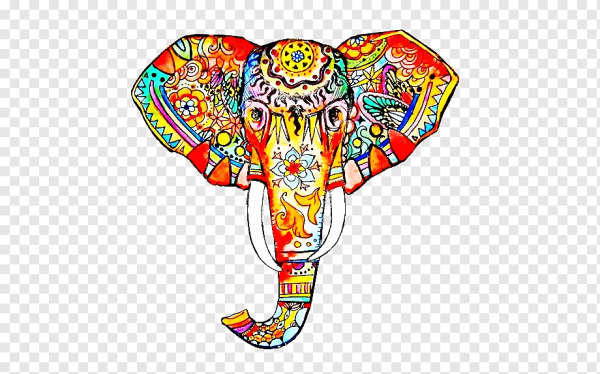 Слоны в индийском стиле