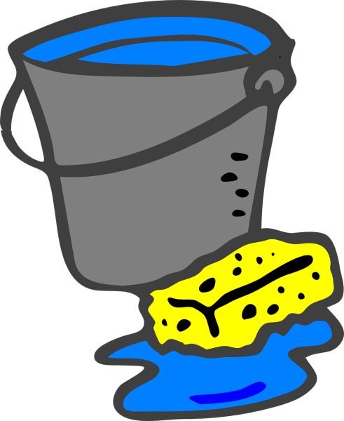 Тряпка черно белая