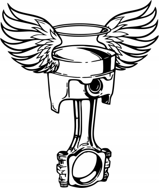 Поршень нарисованный