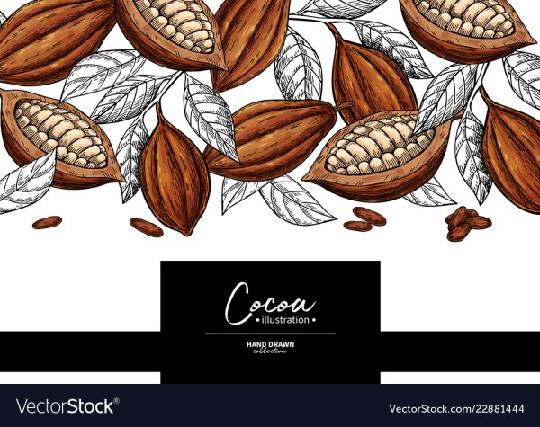 Какао Бобы фон